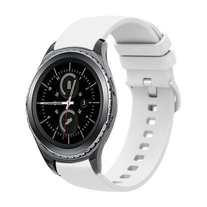 20mm Solid Color Soft Silicone Watch Band, For Samsung Gear S2 Classic, For Samsung Galaxy Watch Active 2 40mm