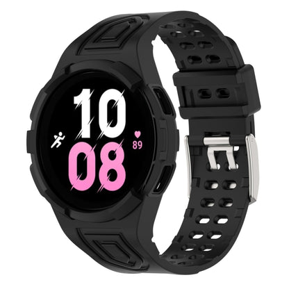 Armor Integrated TPU Double-Pin Buckle Smart Watch Band, For Samsung Galaxy Watch5 40mm, For Samsung Galaxy Watch5 44mm, For Samsung Galaxy Watch4 44mm