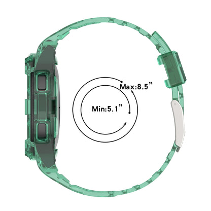 Armor Integrated TPU Double-Pin Buckle Smart Watch Band, For Samsung Galaxy Watch4 40mm, For Samsung Galaxy Watch4 Classic 46mm