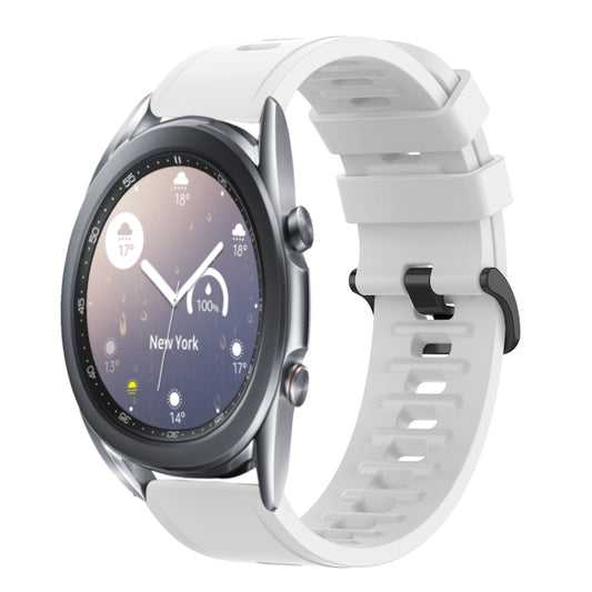22mm Solid Color Soft Silicone Watch Band, For Samsung Galaxy Watch3 45mm, For Samsung Galaxy Watch 46mm, For Samsung Gear S3 Classic, For Samsung Gear S3 Frontier