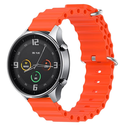 22mm Ocean Style Silicone Solid Color Watch Band, For Xiaomi MI Watch Color