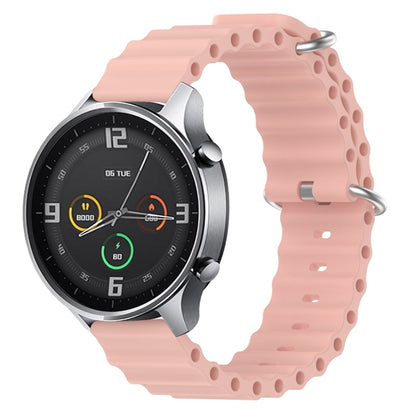 22mm Ocean Style Silicone Solid Color Watch Band, For Xiaomi MI Watch Color