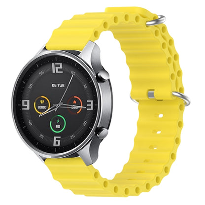 22mm Ocean Style Silicone Solid Color Watch Band, For Xiaomi MI Watch Color