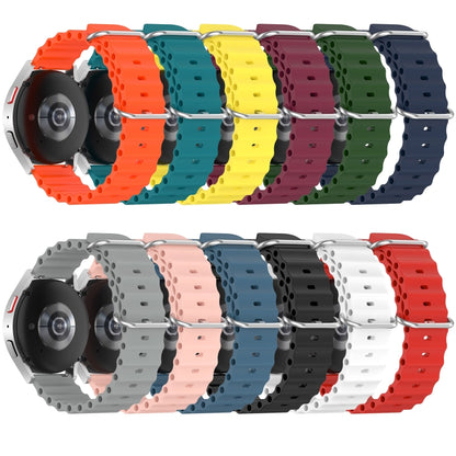 22mm Ocean Style Silicone Solid Color Watch Band, For Xiaomi MI Watch Color