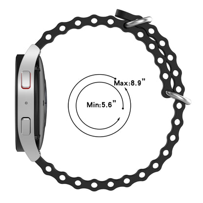 22mm Ocean Style Silicone Solid Color Watch Band, For Xiaomi MI Watch Color