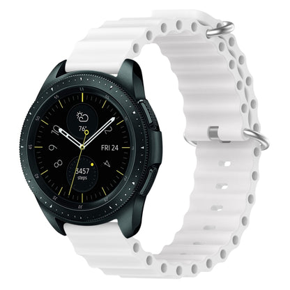 20mm Ocean Style Silicone Solid Color Watch Band, For Samsung Galaxy Watch Active 2 44mm, For Samsung Galaxy Watch 42mm