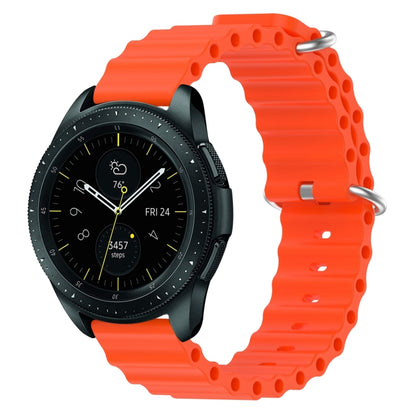 20mm Ocean Style Silicone Solid Color Watch Band, For Samsung Galaxy Watch Active 2 44mm, For Samsung Galaxy Watch 42mm
