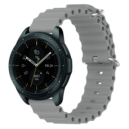 20mm Ocean Style Silicone Solid Color Watch Band, For Samsung Galaxy Watch Active 2 44mm, For Samsung Galaxy Watch 42mm