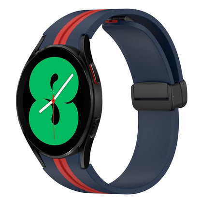 Folding Magnetic Clasp Silicone Watch Band, For Samsung Galaxy Watch 5 44mm, For Samsung Galaxy Watch 5 40mm, For Samsung Galaxy Watch 4 44mm, For Samsung Galaxy Watch 4 40mm
