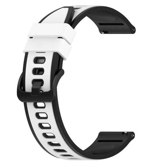 22mm Two-Color Silicone Watch Band, For Samsung Galaxy Watch5 44mm, For Samsung Galaxy Watch5 40mm, For Samsung Galaxy Watch5 Pro 45mm, For Samsung Galaxy Watch4 44mm