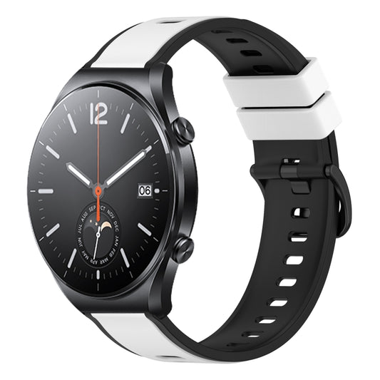 22mm Two-Color Silicone Watch Band, For Xiaomi MI Watch S1, For Xiaomi MI Watch S1 Pro, For Xiaomi MI Watch Color 2, For Xiaomi MI Watch Sport