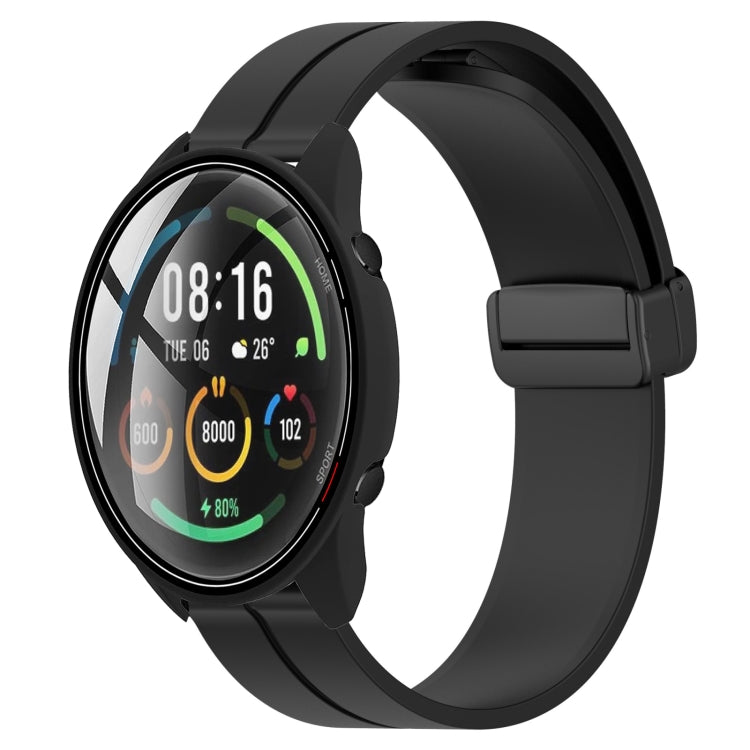 22mm Solid Color Magnetic Clasp Silicone Watch Band, For Xiaomi MI Watch Color