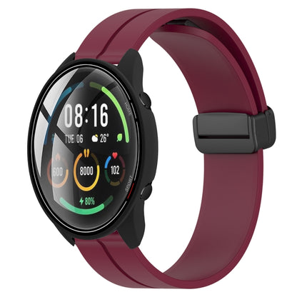 22mm Solid Color Magnetic Clasp Silicone Watch Band, For Xiaomi MI Watch Color