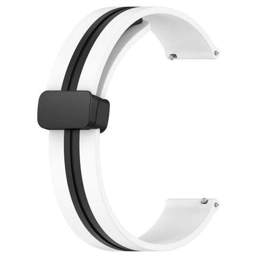 22mm Folding Magnetic Clasp Silicone Watch Band, For Xiaomi MI Watch S1, For Xiaomi MI Watch S1 Pro, For Xiaomi MI Watch Color 2, For Xiaomi MI Watch Sport