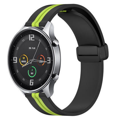 22mm Folding Magnetic Clasp Silicone Watch Band, For Xiaomi MI Watch Color
