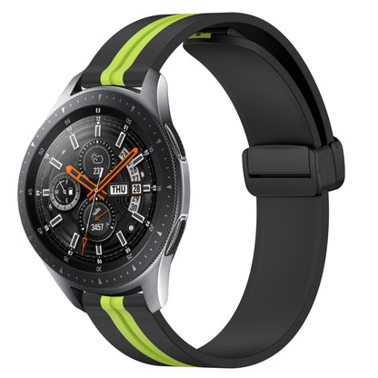 22mm Folding Magnetic Clasp Silicone Watch Band, For Samsung Galaxy Watch3 45mm, For Samsung Galaxy Watch 46mm, For Samsung Gear S3 Classic, For Samsung Gear S3 Frontier
