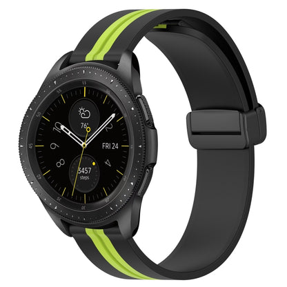 20mm Folding Magnetic Clasp Silicone Watch Band, For Samsung Galaxy Watch Active 2 40mm, For Samsung Galaxy Watch Active 2 44mm, For Samsung Galaxy Watch 42mm