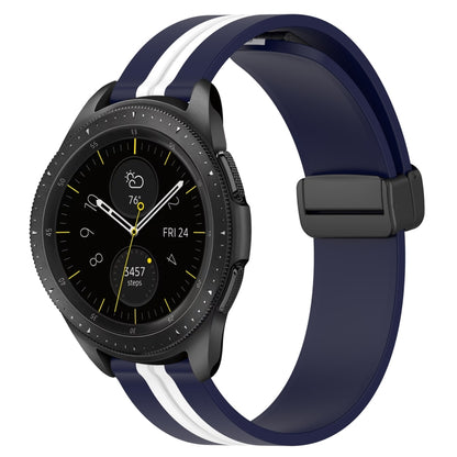 20mm Folding Magnetic Clasp Silicone Watch Band, For Samsung Galaxy Watch Active 2 40mm, For Samsung Galaxy Watch Active 2 44mm, For Samsung Galaxy Watch 42mm