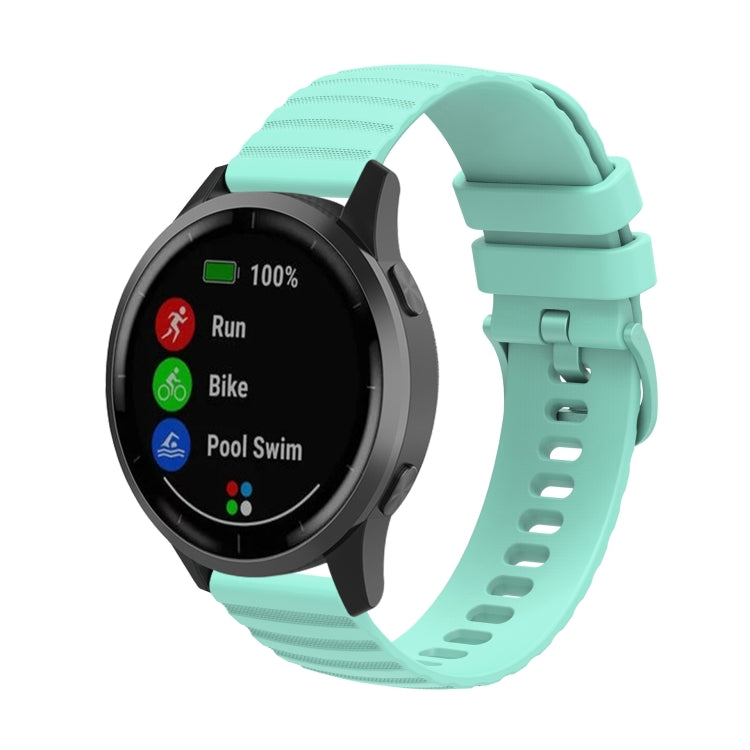 22mm Wavy Dot Pattern Solid Color Silicone Watch Band, For Xiaomi MI Watch Color