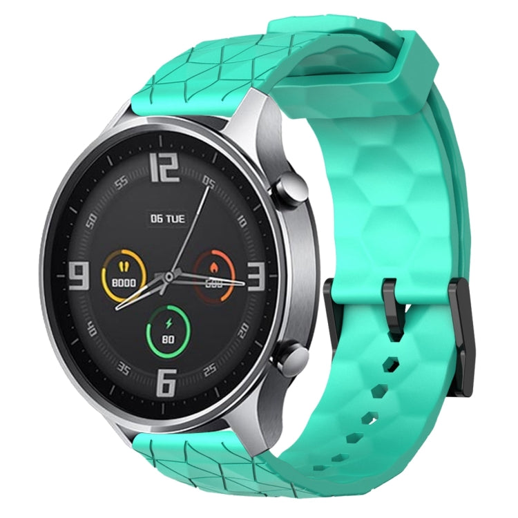 22mm Football Pattern Solid Color Silicone Watch Band, For Xiaomi MI Watch Color