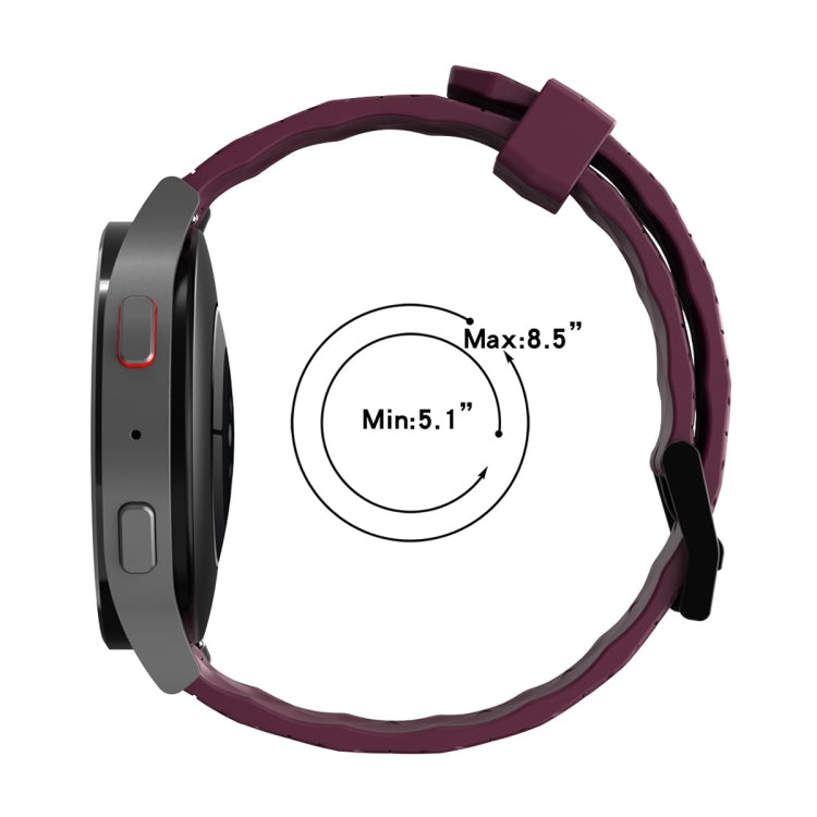 22mm Football Pattern Solid Color Silicone Watch Band, For Xiaomi MI Watch Color