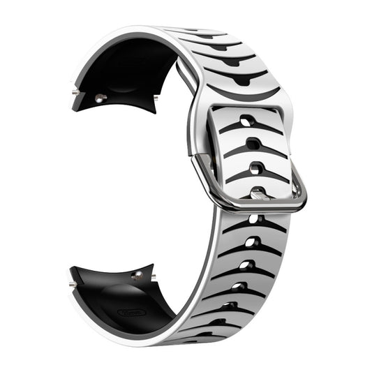 Curved Texture Silicone Watch Band, For Samsung Galaxy Watch 5 44mm, For Samsung Galaxy Watch 5 40mm, For Samsung Galaxy Watch 5 Pro 45mm