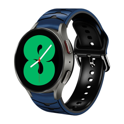 Curved Texture Silicone Watch Band, For Samsung Galaxy Watch 4 44mm, For Samsung Galaxy Watch 4 40mm, For Samsung  Galaxy Watch 4 Classic 42mm
