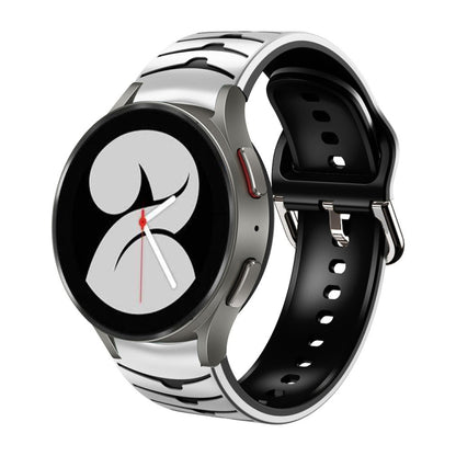 Curved Texture Silicone Watch Band, For Samsung Galaxy Watch 4 44mm, For Samsung Galaxy Watch 4 40mm, For Samsung  Galaxy Watch 4 Classic 42mm