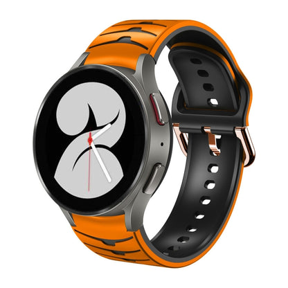 Curved Texture Silicone Watch Band, For Samsung Galaxy Watch 4 44mm, For Samsung Galaxy Watch 4 40mm, For Samsung  Galaxy Watch 4 Classic 42mm