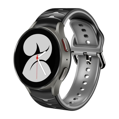 Curved Texture Silicone Watch Band, For Samsung Galaxy Watch 4 44mm, For Samsung Galaxy Watch 4 40mm, For Samsung  Galaxy Watch 4 Classic 42mm
