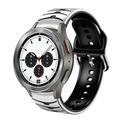 Curved Texture Silicone Watch Band, For Samsung Galaxy Watch 4 44mm, For Samsung Galaxy Watch 4 40mm, For Samsung  Galaxy Watch 4 Classic 42mm