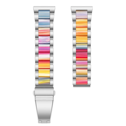 Interbead Resin Metal Watch Band, For Galaxy Watch 4 Classic 42 / 46mm