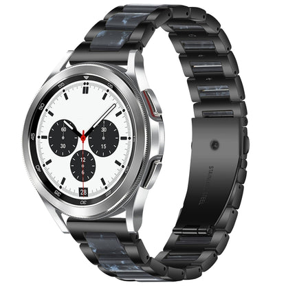 Interbead Resin Metal Watch Band, For Galaxy Watch 4 Classic 42 / 46mm