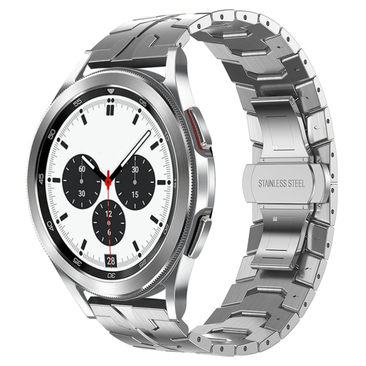Armor Stainless Steel Metal Watch Band, For Samsung Galaxy watch 42mm, For Samsung Galaxy Watch3 41mm, For Samsung Galaxy Gear Sport, For Samsung Galaxy Watch Active, For Samsung Galaxy Watch5 / Watch5 Pro, For Samsung Galaxy Watch4 / Watch4 Classic