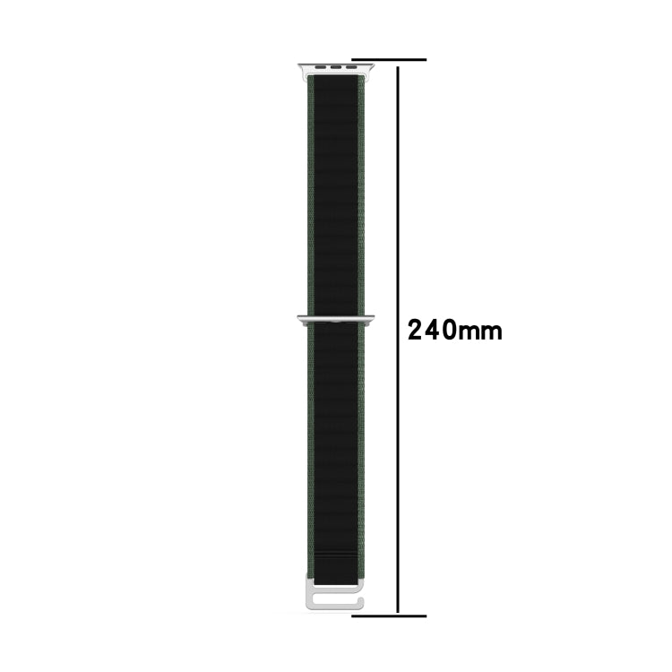 Double Color Nylon Watch Band, For Apple Watch Ultra 49mm, For Apple Watch Series 8&7 45mm/SE 2&6&SE&5&4 44mm, For Apple Watch Series 8&7 41mm/SE 2&6&SE&5&4 40mm