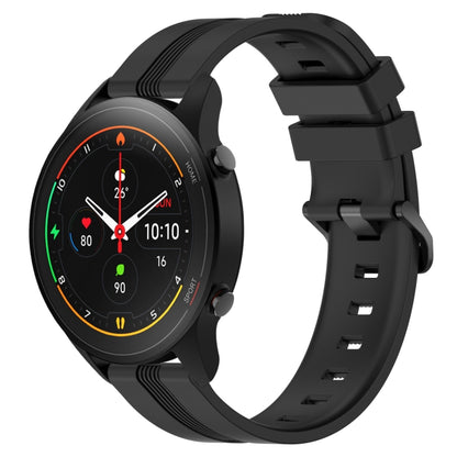 22mm Concave Striped Slicone Watch Band, For Xiaomi Watch S2 42mm, For Xiaomi Watch S2 46mm, For Xiaomi MI Watch S1, For Xiaomi MI Watch S1 Pro