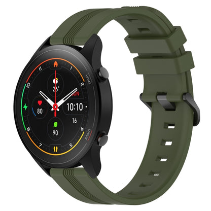 22mm Concave Striped Slicone Watch Band, For Xiaomi Watch S2 42mm, For Xiaomi Watch S2 46mm, For Xiaomi MI Watch S1, For Xiaomi MI Watch S1 Pro