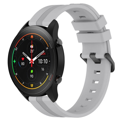 22mm Concave Striped Slicone Watch Band, For Xiaomi Watch S2 42mm, For Xiaomi Watch S2 46mm, For Xiaomi MI Watch S1, For Xiaomi MI Watch S1 Pro