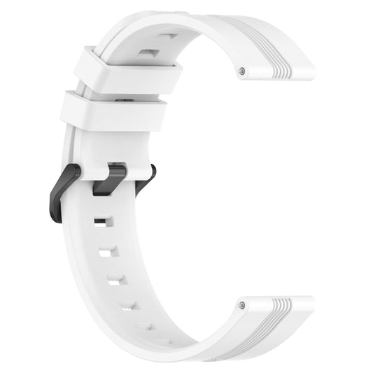20mm Concave Striped Slicone Watch Band, For Samsung Galaxy Watch Active 2 40mm, For Samsung Galaxy Watch Active 2 44mm, For Samsung Galaxy Watch 42mm, For Samsung Galaxy Watch 6 44mm