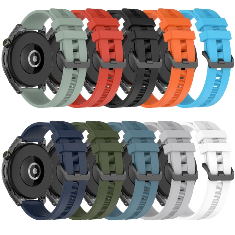 20mm Concave Striped Slicone Watch Band, For Samsung Galaxy Watch Active 2 40mm, For Samsung Galaxy Watch Active 2 44mm, For Samsung Galaxy Watch 42mm, For Samsung Galaxy Watch 6 44mm