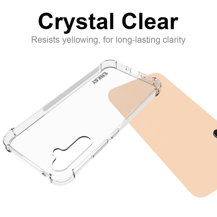 For Samsung Galaxy A34 5G ENKAY Hat-Prince Clear TPU Shockproof Case Soft Anti-slip Cover, For Samsung Galaxy A34 5G