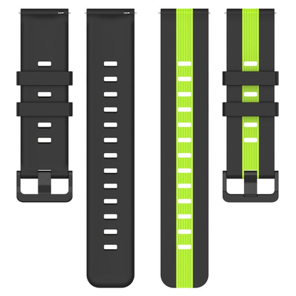 22mm Vertical Two-Color Silicone Watch Band, For Xiaomi MI Watch S2 42mm, For Xiaomi MI Watch S2 46mm