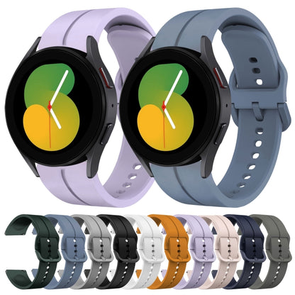 20mm Loop Silicone Watch Band, For Samsung Galaxy Watch5 44mm, For Samsung Galaxy Watch 6 Classic 47mm, For Samsung Galaxy Watch5 40mm, For Samsung Galaxy Watch5 Pro 45mm