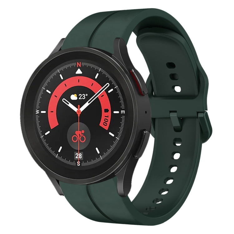 20mm Loop Silicone Watch Band, For Samsung Galaxy Watch 6 Classic 47mm, For Samsung Galaxy Watch5 44mm, For Samsung Galaxy Watch5 40mm, For Samsung Galaxy Watch5 Pro 45mm