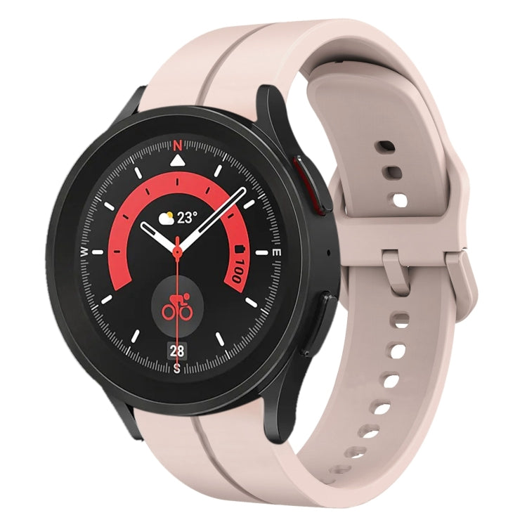 20mm Loop Silicone Watch Band, For Samsung Galaxy Watch 6 Classic 47mm, For Samsung Galaxy Watch5 44mm, For Samsung Galaxy Watch5 40mm, For Samsung Galaxy Watch5 Pro 45mm