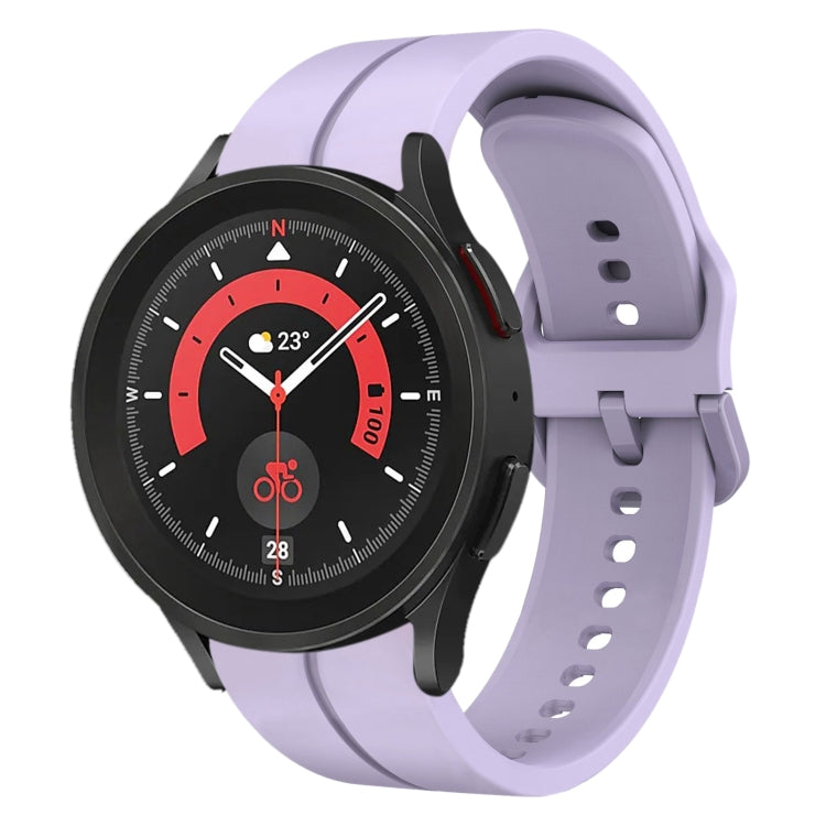 20mm Loop Silicone Watch Band, For Samsung Galaxy Watch 6 Classic 47mm, For Samsung Galaxy Watch5 44mm, For Samsung Galaxy Watch5 40mm, For Samsung Galaxy Watch5 Pro 45mm