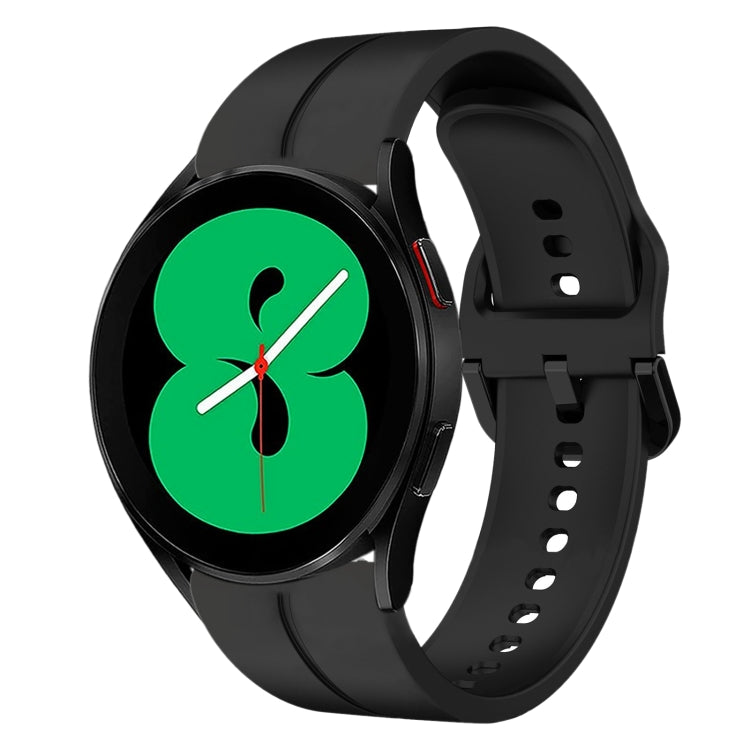 20mm Loop Silicone Watch Band, For Samsung Galaxy Watch4 44mm, For Samsung Galaxy Watch4 40mm, For Samsung  Galaxy Watch 4 Classic 42mm, For Samsung  Galaxy Watch 4 Classic 46mm