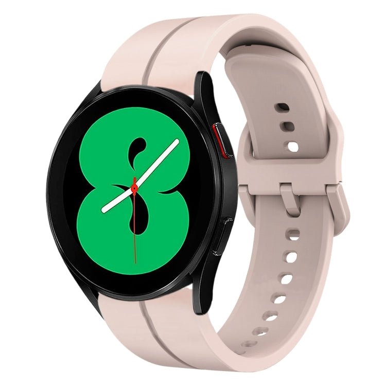 20mm Loop Silicone Watch Band, For Samsung Galaxy Watch4 44mm, For Samsung Galaxy Watch4 40mm, For Samsung  Galaxy Watch 4 Classic 42mm, For Samsung  Galaxy Watch 4 Classic 46mm