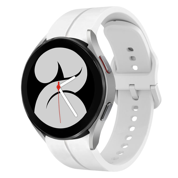 20mm Loop Silicone Watch Band, For Samsung Galaxy Watch4 44mm, For Samsung Galaxy Watch4 40mm, For Samsung  Galaxy Watch 4 Classic 42mm, For Samsung  Galaxy Watch 4 Classic 46mm