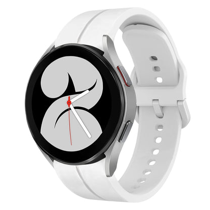 20mm Loop Silicone Watch Band, For Samsung Galaxy Watch4 44mm, For Samsung Galaxy Watch4 40mm, For Samsung  Galaxy Watch 4 Classic 42mm, For Samsung  Galaxy Watch 4 Classic 46mm